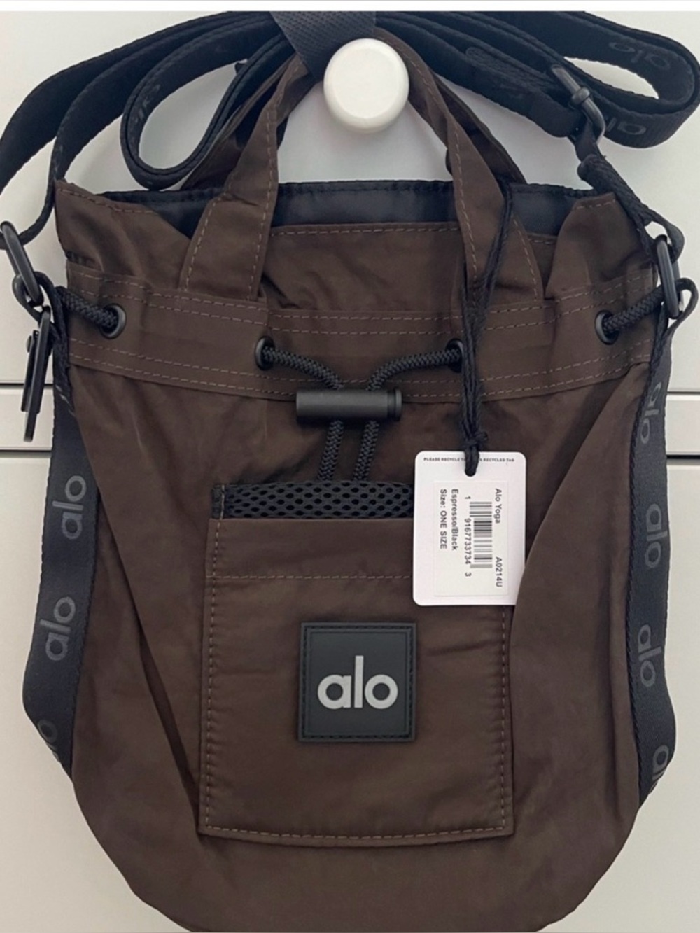 ALO Yoga Black and Expresso Cross body Bag